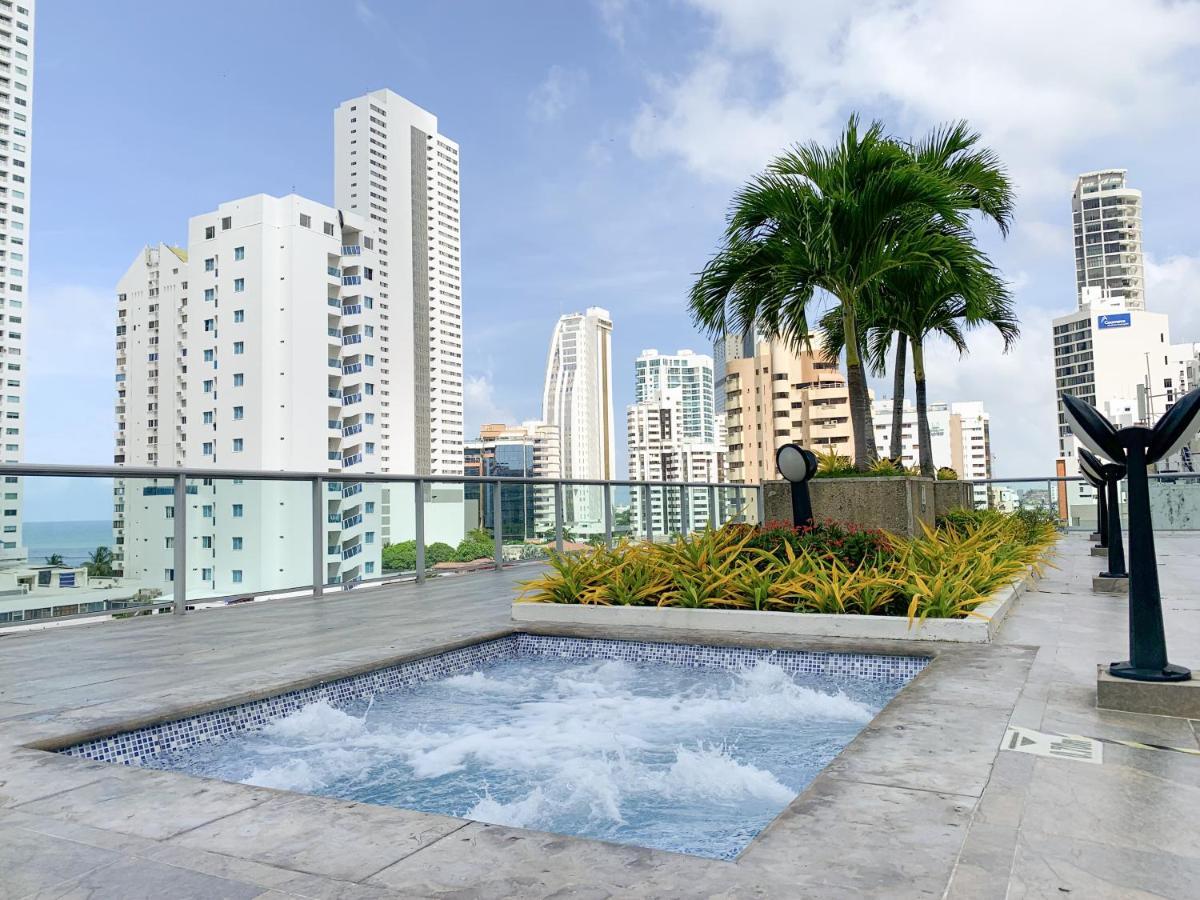 Апартаменты Oceanview Escape Pool, Jacuzzi & Gym In Bocagrande Картахена Экстерьер фото